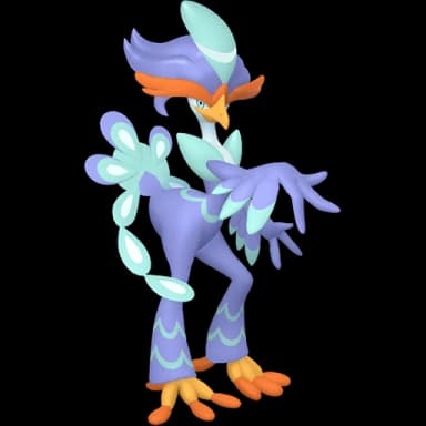 Pokémon HOME Shiny Quaquaval sprite 