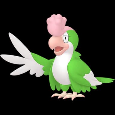 Pokémon HOME Shiny Squawkabilly sprite 
