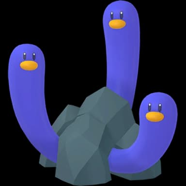 Pokémon HOME Shiny Wugtrio sprite 