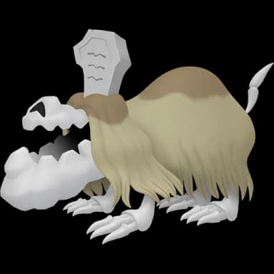 Pokémon HOME Shiny Houndstone sprite 
