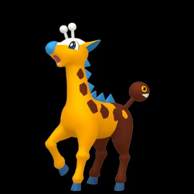 Pokémon HOME Shiny Girafarig ♀ sprite 