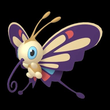 Pokémon HOME Shiny Beautifly ♀ sprite 