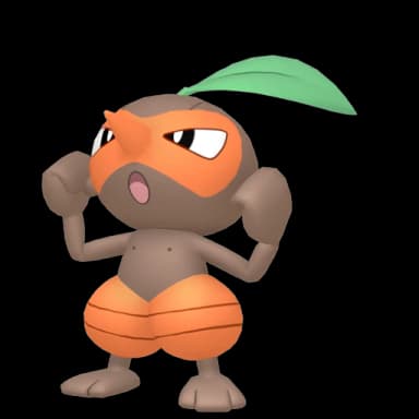 Pokémon HOME Shiny Nuzleaf ♀ sprite 