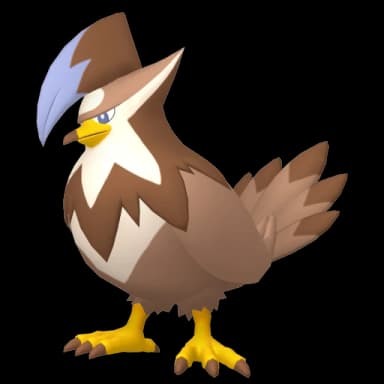 Pokémon HOME Shiny Staraptor ♀ sprite 