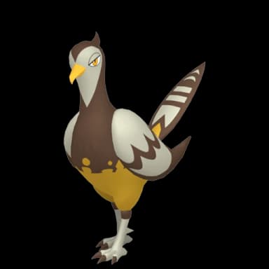 Pokémon HOME Shiny Unfezant Sombroso ♀ sprite 
