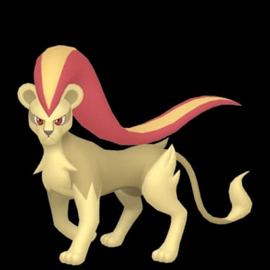 Pokémon HOME Shiny Pyroar (Female) ♀ sprite 