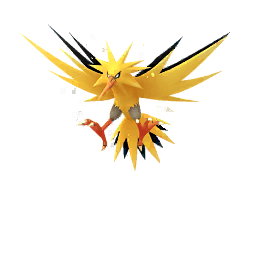 Pokémon GO Shiny Zapdos Sombroso sprite 