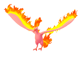 Pokémon GO Shiny Moltres Sombroso sprite 