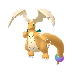 Mega-Dragonite scaled to 1.3597058823529413x Human scale (compared to 1.7m human)