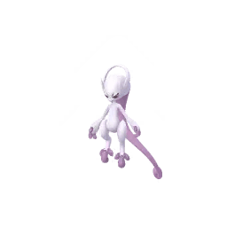 Mega Mewtwo Y scaled to 0.6823529411764706x Human scale (compared to 1.7m human)