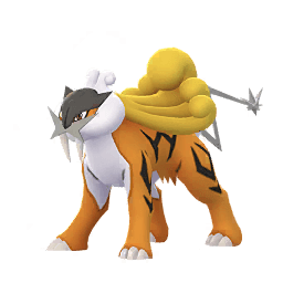 Pokémon GO Shiny Raikou oscuro sprite 