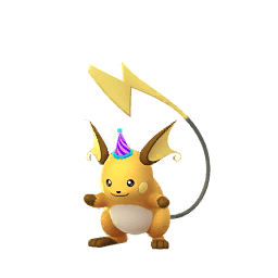 Raichu ANNIVERSARY (not shiny)