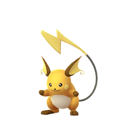 Raichu scaled to 0.7205882352941178x Human scale (compared to 1.7m human)