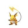Raichu scaled to 0.48058823529411765x Human scale (compared to 1.7m human)