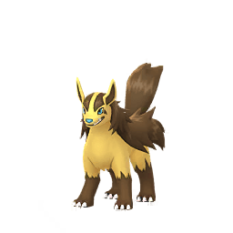 Pokémon GO Shiny Mightyena oscuro sprite 