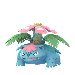 Mega Venusaur scaled to 2.3676470588235294x Human scale (compared to 1.7m human)
