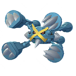 Mega Metagross scaled to 0.9705882352941178x Human scale (compared to 1.7m human)
