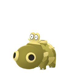 Pokémon GO Shiny Hippopotas Sombroso ♀ sprite 
