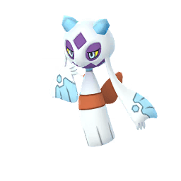 Froslass scaled to 1.3970588235294117x Human scale (compared to 1.7m human)