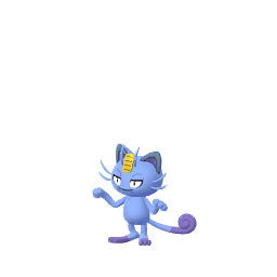 Pokémon GO Shiny Miaouss d’Alola Obscur sprite 