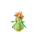 Lilligant scaled to 0.5670588235294118x Human scale (compared to 1.7m human)