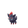 Zorua scaled to 0.45176470588235296x Human scale (compared to 1.7m human)