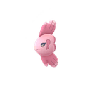 Alomomola scaled to 0.5958823529411765x Human scale (compared to 1.7m human)