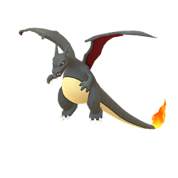 Pokémon GO Shiny Charizard oscuro sprite 