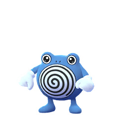 Poliwhirl scaled to 0.8382352941176471x Human scale (compared to 1.7m human)