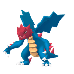 Druddigon scaled to 1.661764705882353x Human scale (compared to 1.7m human)