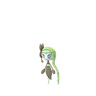 Meloetta scaled to 0.42294117647058826x Human scale (compared to 1.7m human)