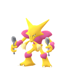 Pokémon GO Shiny Alakazam oscuro ♀ sprite 