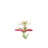 Flabébé (Red Flower) scaled to 0.3382352941176471x Human scale (compared to 1.7m human)