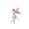Floette (Flor Roja) scaled to 0.36764705882352944x Human scale (compared to 1.7m human)