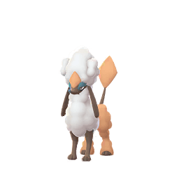 Furfrou (Diamond Trim) scaled to 1.3441176470588236x Human scale (compared to 1.7m human)