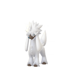 Furfrou (Natural Trim) scaled to 1.3441176470588236x Human scale (compared to 1.7m human)