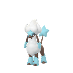Furfrou (Star Trim) scaled to 0.9558823529411765x Human scale (compared to 1.7m human)
