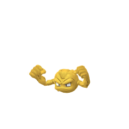 Pokémon GO Shiny Geodude oscuro sprite 