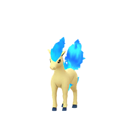 Pokémon GO Shiny Ponyta oscuro sprite 