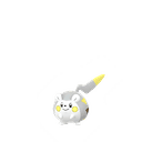 Togedemaru scaled to 0.5147058823529411x Human scale (compared to 1.7m human)