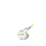 Togedemaru scaled to 0.33647058823529413x Human scale (compared to 1.7m human)