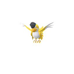 Squawkabilly (Plumaje Amarillo) scaled to 0.7794117647058824x Human scale (compared to 1.7m human)