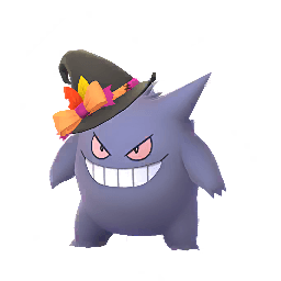 Pokémon GO Shiny Gengar oscuro sprite 