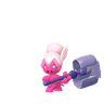 Tafforgita scaled to 0.45176470588235296x Human scale (compared to 1.7m human)