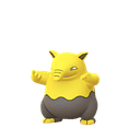 Drowzee scaled to 0.538235294117647x Human scale (compared to 1.7m human)