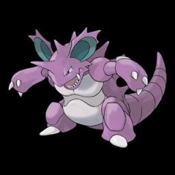 Official artwork of Nidoking Obscur