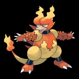 Official artwork of Magmar oscuro