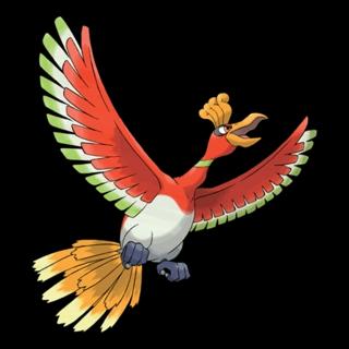 Official artwork of Ho-Oh Sombroso