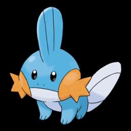 Official artwork of Mudkip oscuro