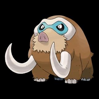 Official artwork of Mamoswine oscuro